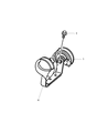 Diagram for 2003 Jeep Wrangler Horn - 56047032AA