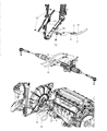 Diagram for Dodge Ram 1500 Power Steering Hose - 5290822AC