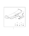 Diagram for 2018 Jeep Compass Spoiler - 6VX76TZZAA