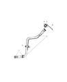 Diagram for Dodge Avenger Fuel Filler Neck - 5085380AC