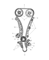 Diagram for 2009 Dodge Caliber Balance Shaft Chain - 5047139AB