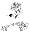 Diagram for Chrysler Pacifica Throttle Cable - 4861675AA