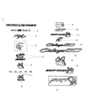 Diagram for 2020 Dodge Challenger Emblem - 68258999AA