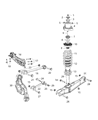 Diagram for Dodge Journey Control Arm - 4766950AD