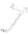 Diagram for 2010 Jeep Wrangler Brake Line - 52129125AE