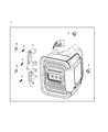Diagram for Jeep Gladiator Back Up Light - 68336583AG