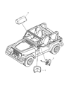 Diagram for 2005 Jeep Wrangler Air Bag - 52029314AB