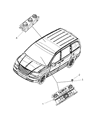 Diagram for 2009 Chrysler Town & Country A/C Switch - 55111801AD