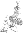 Diagram for 2003 Jeep Wrangler Automatic Transmission Shift Levers - 52104080AD