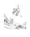 Diagram for Chrysler 200 Engine Mount - 68092910AB