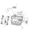 Diagram for 2014 Dodge Durango Door Handle - 1MW30AXRAE