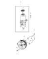 Diagram for 2020 Ram 5500 Power Steering Reservoir - 68395974AA