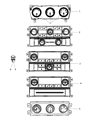 Diagram for 2009 Dodge Journey A/C Switch - 55111950AA