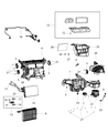 Diagram for Chrysler Cabin Air Filter - 68071668AA
