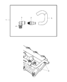 Diagram for 2007 Dodge Avenger PCV Valve Hose - 4892102AB