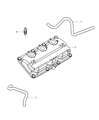 Diagram for 2005 Chrysler Pacifica PCV Hose - 4792682AB