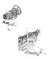 Diagram for 2009 Jeep Grand Cherokee Transmission Mount - 52089938AJ