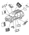 Diagram for Jeep Grand Cherokee Body Control Module - 5019815AF