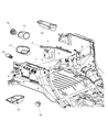 Diagram for 2010 Jeep Commander Cup Holder - 1FN141D1AB