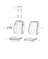 Diagram for 2018 Ram ProMaster 2500 Armrest - 5SF69JXWAB