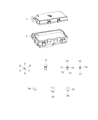 Diagram for 2016 Ram 3500 Relay Block - 68243265AD