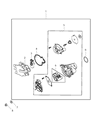 Diagram for 1999 Dodge Avenger Distributor - MD345492