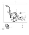 Diagram for Chrysler Oil Pump - 68252670AN