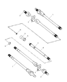 Diagram for Dodge Ram 2500 Transfer Case Seal - 5015198AA