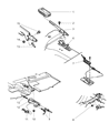 Diagram for 2004 Jeep Wrangler Parking Brake Cable - 52128428AA