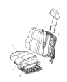 Diagram for 2011 Dodge Durango Seat Cover - 1UP88BD3AA