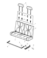 Diagram for 2003 Dodge Durango Seat Cushion - WL111DVAA