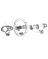 Diagram for 2011 Dodge Charger Steering Wheel - 1UV79DX9AA