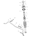 Diagram for 2003 Dodge Stratus Sway Bar Bushing - MR272717