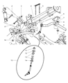 Diagram for 2004 Dodge Durango Shock Absorber - 52113186AB