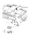 Diagram for 2006 Jeep Grand Cherokee Hydraulic Hose - 52089997AD