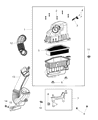 Diagram for 2019 Jeep Cherokee Air Filter Box - 68285596AB