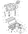 Diagram for Chrysler Oil Cooler - 4792912AE