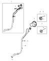 Diagram for 2020 Dodge Grand Caravan Fuel Filler Neck - 5147246AE