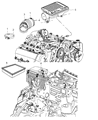 Diagram for 2009 Dodge Nitro Air Filter Box - 4880288AD