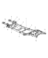 Diagram for Dodge Durango Shock And Strut Mount - 52021510AB