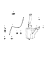 Diagram for 2020 Ram 3500 Washer Pump - 68440465AA