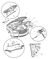 Diagram for Chrysler Pacifica Lift Support - 5054088AI