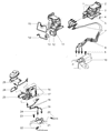 Diagram for 1998 Dodge Durango ABS Control Module - 5010922AA