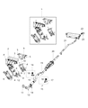 Diagram for Jeep Compass Exhaust Pipe - 68361579AA