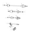 Diagram for 2008 Dodge Grand Caravan Axle Shaft - 4880212AC