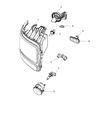 Diagram for Dodge Nitro Headlight - 55157224AB