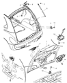 Diagram for Chrysler Trunk Lid Latch - 4589016AE