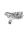 Diagram for Jeep Commander Engine Mount Bracket - 52090301AE