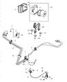 Diagram for 2015 Dodge Charger ABS Control Module - 68291563AA