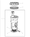 Diagram for Jeep Fuel Level Sensor - 5161336AA